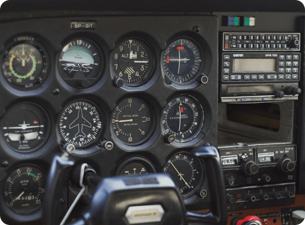 Cockpit Instruments Panel